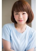 ナチュラル女子におすすめ/ワンカールボブ/似合わせカット