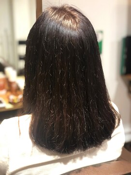 カットルームカラー 池田店 ほんのり赤み系ナチュラルブラウン