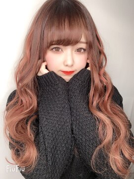 ニーナ ヴィジョン(NINA visioN) 小悪魔ベビーピンク♪#プルエクステ#小悪魔#札幌#ニーナビジョン