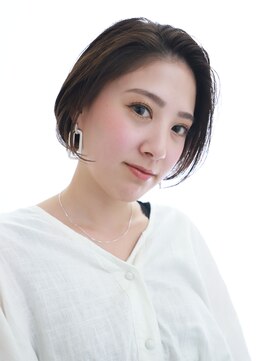 ヘアーリゾート ルアーナ(hair resort LUANA) 前下がりクールショートにこなれ感をプラス