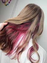 カルマ(KARMA)&nbsp;ミルクティーカラー＋ピンクインナーカラー