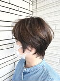 ヘルシーショート/マッシュショート/束感ショート/つくば美容室