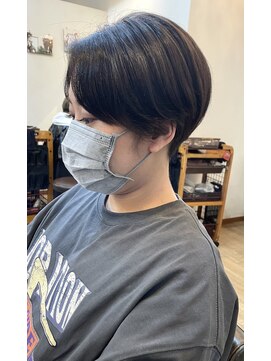 ギフト ヘアー サロン(gift hair salon) 【センターパートショート】原口健伸