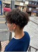 刈り上げマッシュ ツイストパーマ ツイストスパイラルパーマ