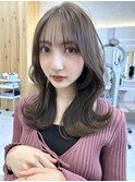 大人かわいいくびれヘア 似合わせシースルー レイヤーカット