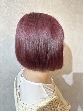 シアン(CYAN) #ブリーチ#ケアブリーチ#ピンクベージュ#髪質改善