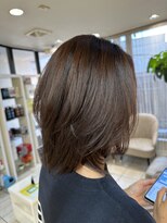 クオリス 上板橋店(QUALIS)&nbsp;レディースショートレイヤー菱形シルエットうちまきスタイル