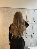 ガルボヘアー 名古屋栄店(garbo hair)&nbsp;#名古屋#栄#プルエクステ#グラデーション#ハイトーン#透明感
