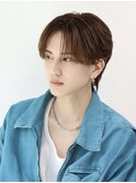 ニュアンスセンターパート ナチュラルヘア韓国