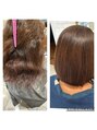 ルクール ヘアー プレジー(Le Coeur HAIR Plaisir) 縮毛矯正。サラサラツヤツヤになりました!