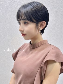 ノウル 中野(NoWL) 【NoWL】ショートボブくびれ丸み小顔フェザーショート/中野