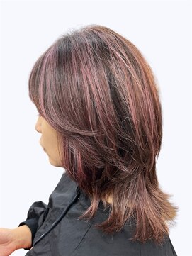 ジェナ(Jena) ハイライトを重ねて作る立体感☆　大人ハイライトカラー