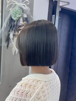 ロンドシエル 横浜(Lond ciel)&nbsp;イメチェン外ハネボブ美髪ワイドバングレイヤー韓国ブリーチなし