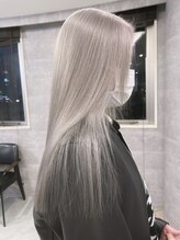 アレンヘアー 函館店(ALLEN hair) ホワイトカラー*誰もが憧れる艶々ハイトーン*