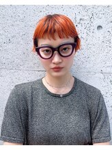 ニコヘアー(niko hair) オレンジボブ