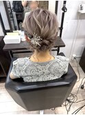 【お呼ばれ】ボブのアップスタイル