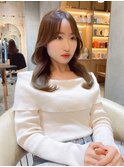 髪質改善縮毛矯正レイヤーカット顔周り前髪韓国ミニウルフ錦糸町