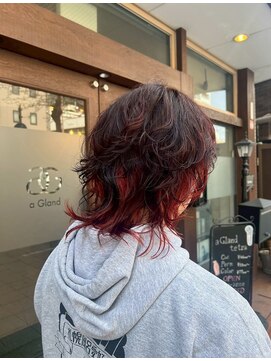 アグランテトラ 野田阪神店(a Gland tetra) 無造作マッシュハイトーン10代20代人気スタイル