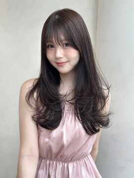 ザックラフィネ(ZACC raffine) 名● ワンカールレイヤー／シースルーバンク／アッシュブラウ