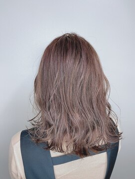 ブリーチ ラボ エーアイ 原宿店(BLEACH LABO Ai) ダブルカラーアッシュグレーカラー透明感ロング