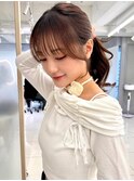 韓国レイヤー/ワインレッド/マロンベージュ/イメチェン/幡ヶ谷