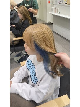 アクロ あべの店(ACRO) ブロンド×ブルー