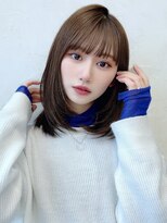 エインアンリー 明治神宮前(AIN.ANLY.)&nbsp;レイヤーカット透明感似合わせカットミディアムレイヤーカット