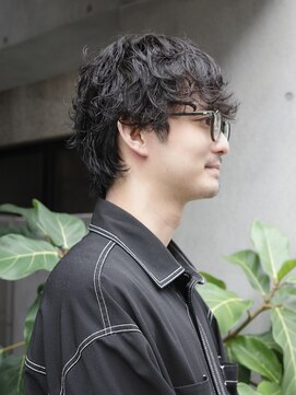 ネロ ヘアアンドライフストア 渋谷(NERO HAIR AND LIFESTORE) 【倉田真希】ナチュラル　大人マッシュ　波巻きパーマ