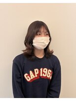 ソレ 森田店(SOLE.)&nbsp;ミディアム/ミディアムスタイル/透明感カラー/福井髪質改善