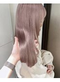 クラゲヘアー/小顔に見せるヘア/ココアベージュ/栄