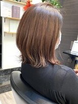 アルファ(alpha)&nbsp;大人ガーリー/ダークアッシュ/似合わせカット/ミディアムレイヤ