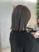 ルディー バイ ヘアーポケット(rudii by HAIR POCKET)&nbsp;細めハイライト×グレージュボブ