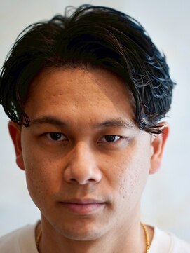 メリケンバーバーショップ コウベ(MERICAN BARBERSHOP KOBE) メンズバーバースタイルニュアンスパーマ