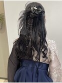 カチモリ/ハーフアップ/ヘアセット/ヘアアレンジ