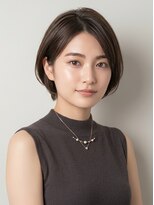 バーシャミ 博多(Baciami) 「乾かすだけでまとまる|大人の上品ショートボブ」博多美容室