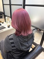 ファイブ ノーヴル カラット(5 Noble ct.)&nbsp;町田/髪質改善/ブリーチ/ピンクラベンダー/ボブ/顔周り