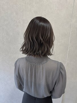 ソレイユバイエルズ(soleil by ailes) ミルクティーブロンドダークブルーデジタルパーマさいたま新都心