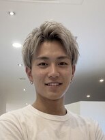 メンズ コンセプト 淡路店(メンズ concept) 【メンズ】透明感ハイトーン×爽やかショート / アップバング