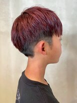キリ 逗子(kiri) 逗子葉山キッズカラーキッズカット赤髪レッドブラウン小学生M281