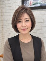 アース 宮崎昭栄店(EARTH)&nbsp;【50代におすすめ♪艶感ワンカラーボブ】