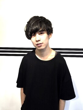 プランクスター(prankster) [prankster]無造作くせ毛風パーマのマッシュスタイル