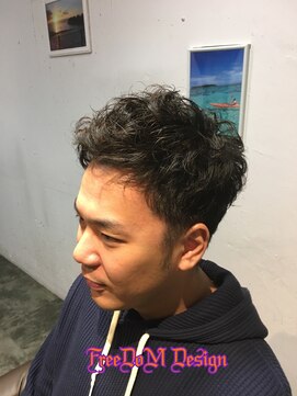 フリーダムデザイン(FreeDoM Design hair&nail) くせ毛風メンズショート 【F.D 代々木上原/幡ヶ谷/渋谷】