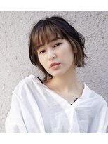 アッシュ 横浜店(Ash)&nbsp;ボブのフレーミングカラー