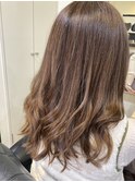 艶ブラウンカラー