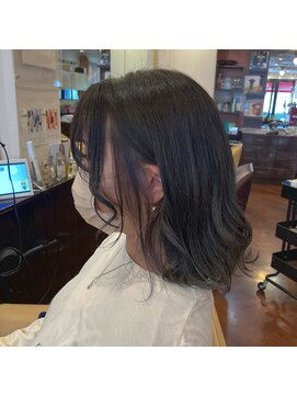 シャンプーボーイアネックス(SHAMPOO BOY Annex) ネビージュハイライト×ホワイトグレー