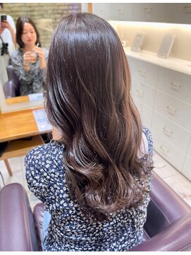 ビーハイブ 一番町店 アヴェダ(BEHIVE) 韓国風ヨシンモリ巻き×マロンブラウン