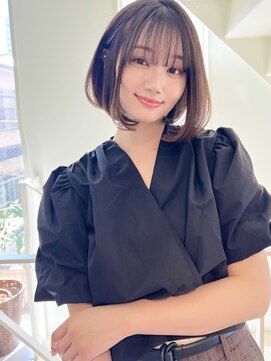 コート 表参道(Cote) 大人可愛いイメチェン小顔カットフェミニンダークアッシュ