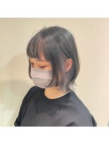 ブレス 芦屋店(brace) ウルフにグレーのインナーカラー