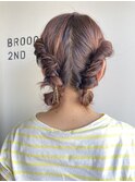 ヘアアレンジカットカラー