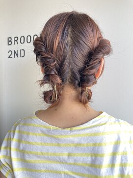 リント(lint) ヘアアレンジカットカラー